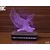 Black Cut 3D Lampa Orao, Toplo bela
