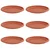 Kružni Pladanj za Cvijeće 6 pcs Crvena cigla O 19 x 2 cm