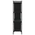 Regal za knjige s 4 razine crni 76x32x123 cm konstruirano drvo
