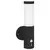 Vanjska zidna lampa 2 pcs Crna 15 x 7,5 x 33 cm
