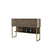 HANAH HOME Komoda Luxe Gold Walnut