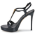 MICHAEL Michael Kors  Sandale i polusandale BERKLEY STILETTO PLATFORM  Crna