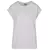 Womens T-shirt with extended shoulder 2-pack blue-green+white