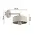 Brilagi - Zidna lampa 1xE27/60W/230V bež/zlatna