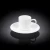 Set 2 Skodelic n Podstavkov, Porcelan, 90ml
