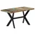 Vidaxl Jedilna miza 140x70x75 cm trden predelan les