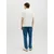 JJ Rebel by Jack & Jones polo majica Reeze sa rajsferšlusom za muškarce, bela, M