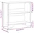 Regal za knjige boja hrasta 80x31x74,5 cm konstruirano drvo