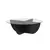 Hanah Home Sto za dnevnu sobu Liya, 90x30x90 cm, Crni
