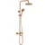 Tuš set s termostatom Rea Lungo Diamond Copper Brush