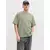 JACK & JONES Majica JORMONTAUK oliva/črna/bela