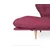 Atelier del Sofa GR105 Nina Daybed Sofa, Tamnocrvena