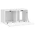 TV ormar za zid 59,5 x 31 x 30 cm Bijela visokog sjaja