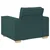 Sofa fotelja tamnozelena 100x78x84 cm tkanina