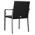 Vrtne stolice s jastucima 2 kom crne 56x59x84 cm od poliratana