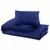 Set posteljine za poplun modri 240x220 cm lagana mikrovlakna