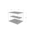 Hanah Home Klub sto Lifon, 50x33x40 cm, Crni