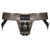 Leatherette strap-on Curious
