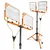 LED reflektor sa stalkom 2xLED/100W/230V 4500K IP65 narandžasta