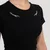 GymBeam Women‘s Tribal Ribbed T-shirt Black