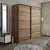 Hanah Home Garderober Kale-7162, 220x210x60 cm, Braon