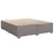 Vidaxl Box spring postelja z vzmetnico taupe 180x200 cm blago