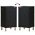 Komoda crna 40x33x75 cm od konstruiranog drva