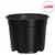 Okrugla saksija za cveće 200 pcs Crna O 10 x 8 cm Plastika