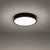 Sollux SL.1244 - LED stropno svetlo ONYX LED/32W/230V prečnik 40 cm crna