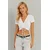 Cool & Sexy Ženska bluza AYD305, Bela