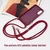 Maska za iPhone 16 Pro Max 6.9 Crossbody, Roze