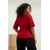 Trendyol Curve Ženska bluza Tbbss25Af00083, Crvena