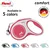Flex Pas i Leash Comfort S 5m rdeč