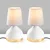Opviq Set Stonih lampi 8023, 17x17x33 cm, IP20, 2 komada, Bela