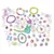 Nebulous Stars set zapestnic z obeski NS - Rainbow Loom