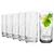 Set of 6 long drinks glasses, crystalline glass, 380 ml, Romance - K