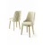 Hanah Home Set stolica Newa, 46x94x46 cm, 2 komada, Zlatno-krem boje