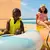 SunnyLife Set Guma za plivanje i lopta za vodu Smajli S2LPOBSM