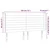 Vidaxl LED posteljno vzglavje temno modro 183x16x118/128 cm žamet