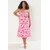 Trendyol Curve Ženska haljina Tbbss25Ah00181, Roze