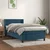 Vidaxl Box spring postelja z vzmetnico temno modra 80x200 cm žamet