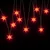 Božićna svjetiljka 10 LED crvena 10 cm