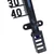 shumee Črni zunanji termometer 25 cm