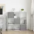 Kreveta s ladicama Betonski sivi 102 x 31 x 99,5 cm