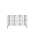 Hanah Home komoda Slim 120, 120 cm, bela