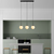 Opviq Luster Orbital-15-14011, 65x15x115cm, IP20, Belo-crni