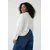 Trendyol Curve Ženska bluza Tbbss26Af00020, Krem