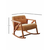 ATELIER DEL SOFA Fotelja Nini Sallanan Yellow