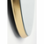 Meblo Trade Ogledalo Jetset Oval Gold 93x63x3,5 cm