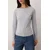 Trendyol Milla ženska bluza Twoaw25Bz00062, Siva Melanž-Plava